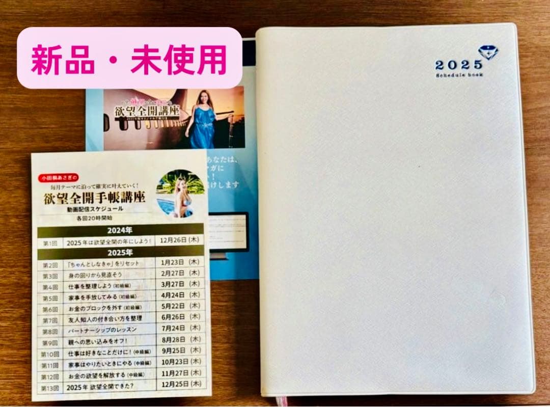 新品ラスト1冊】小田桐あさぎ 欲望全開手帳 2025 - メルカリ