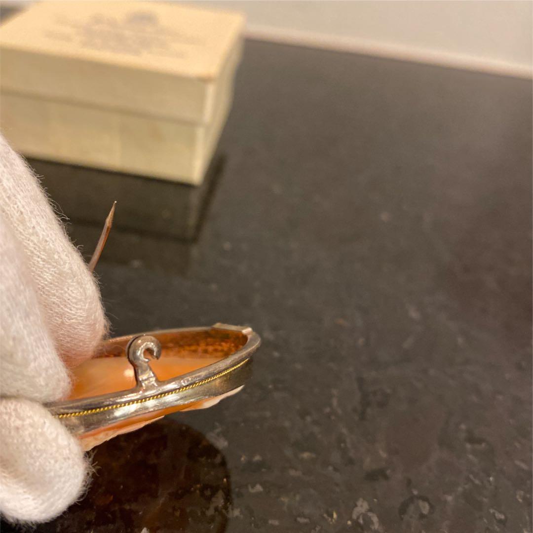 希少♡箱付き】アンティーク Donadio カメオ ブローチ ペンダント