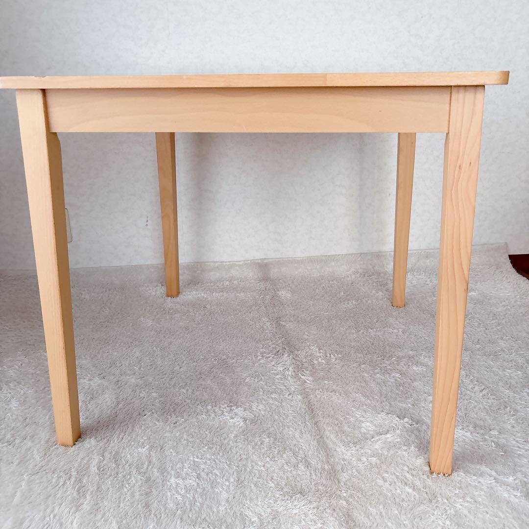 Ryosaku様リクエスト品】正方形 ダイニングテーブル 4人掛け ナチュラル