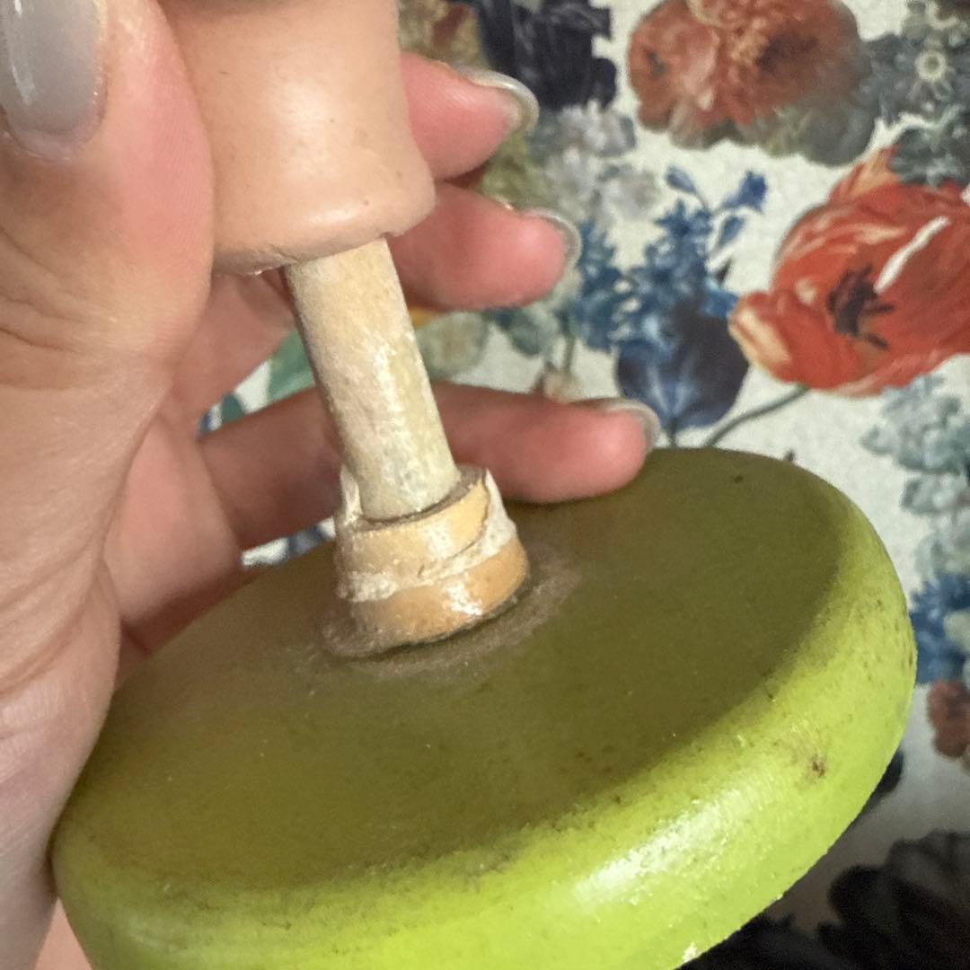 ドールヘッド付きハットスタンド アンティーク - アンティーク雑貨