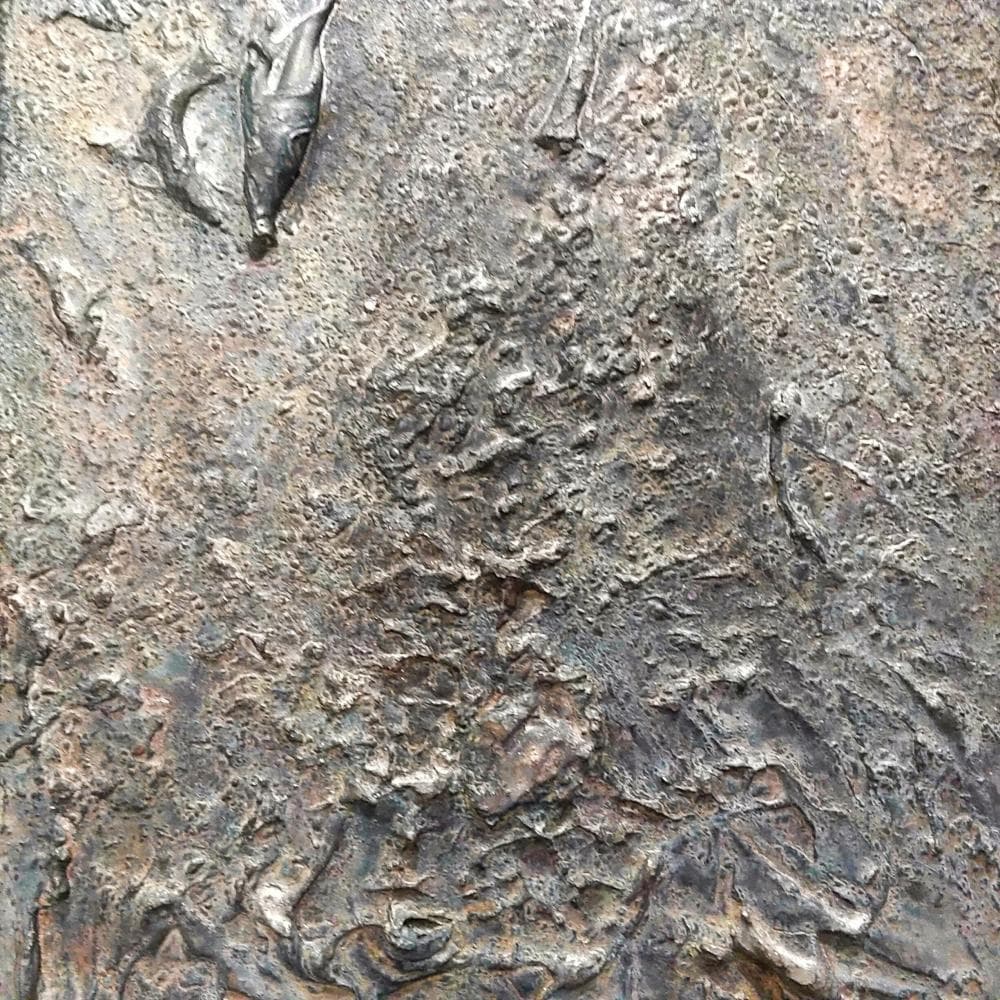 内野隆文　抽象画　アクリル画　サムホール　絵画　現代アート　美術作品　真作