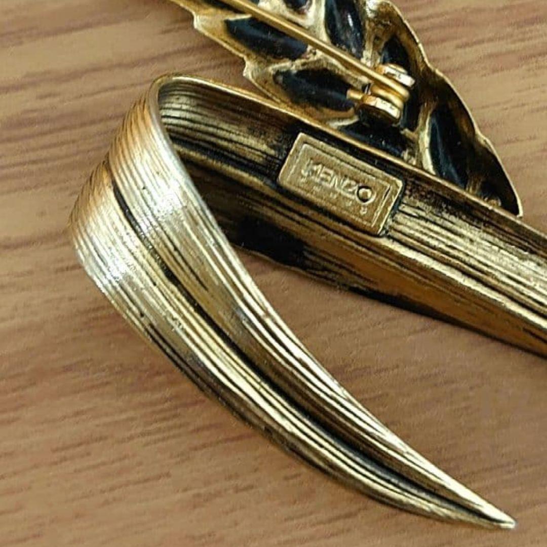 KENZO ケンゾー ブローチ 麦 ヴィンテージ - メルカリ