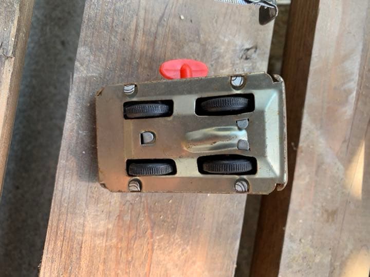 まだまだ、ゼンマイok ブリキのパトカー　アンティークミニカー