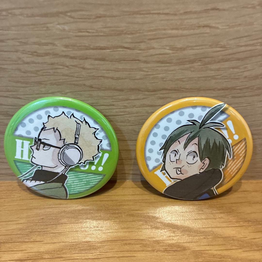 ハイキュー 月島蛍 山口忠 コンビセット 缶バッジ 中古 - メルカリ