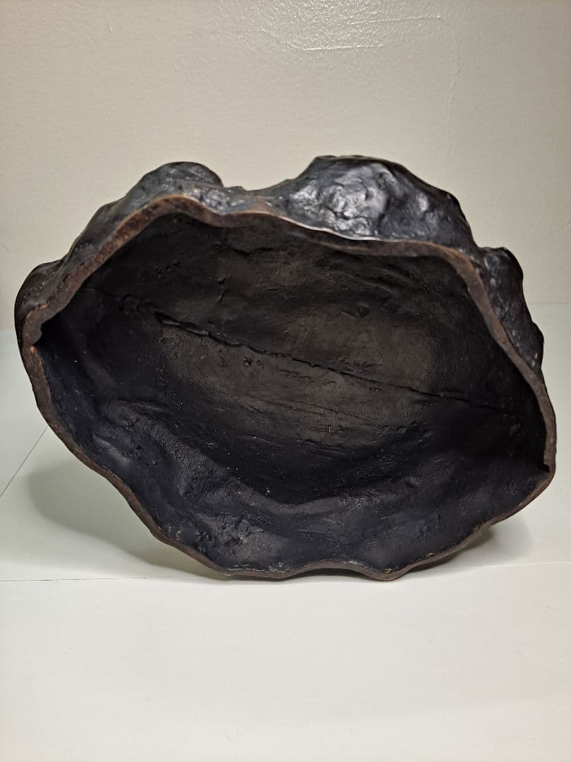 ヤマだるま銅象 作家物 銅製 達磨大師 骨董 置物 人形 工芸品 縁起物