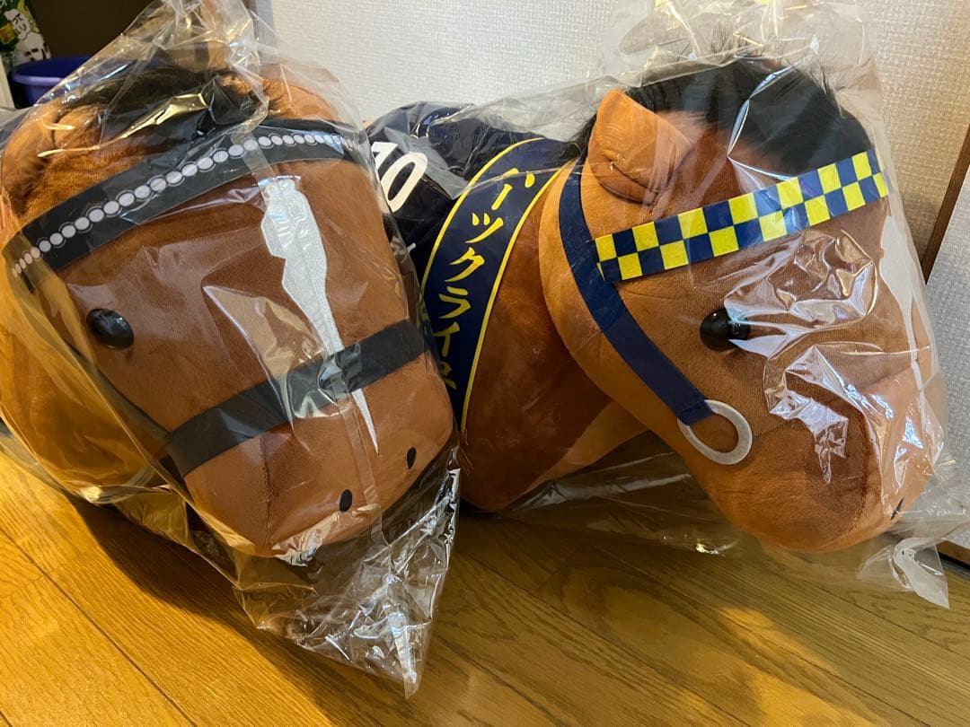 サラブレッドコレクション　超BIGぬいぐるみ　ウォッカ　ハーツクライ