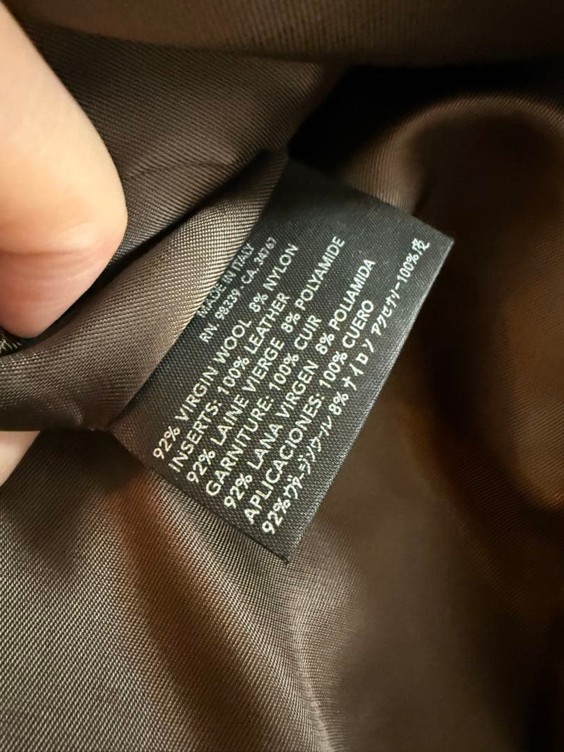 プラダ　巻スカート　ハウンドトゥースパターン スカート