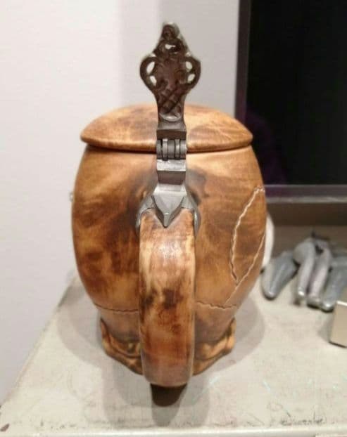 極美品 スカル ドクロ ビンテージ ドイツ ビアステイン 置物 マグカップ 2