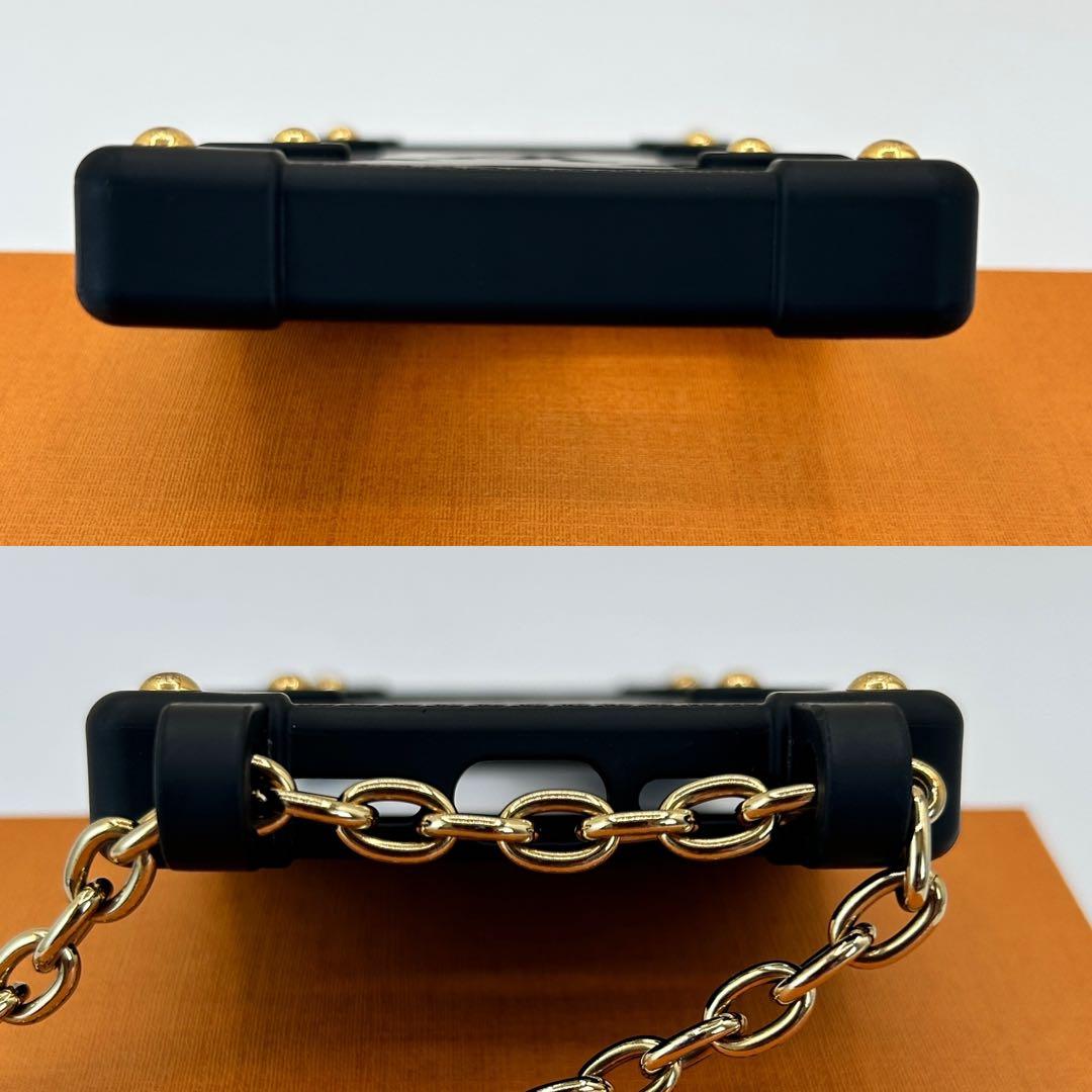 ルイヴィトン iPhoneケース 14Pro スマホカバー チェーン トランク