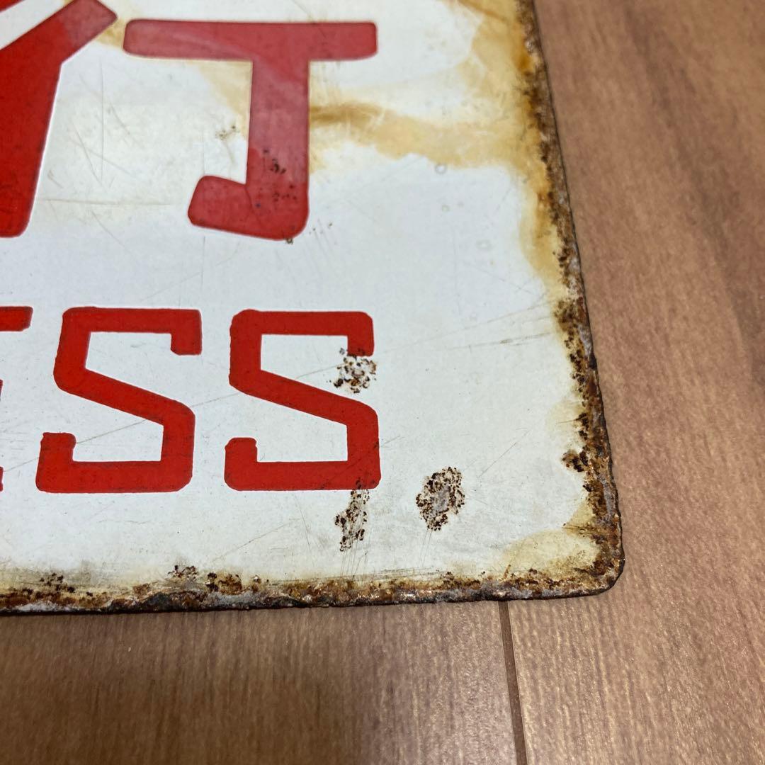 金属製サボ　急行　福