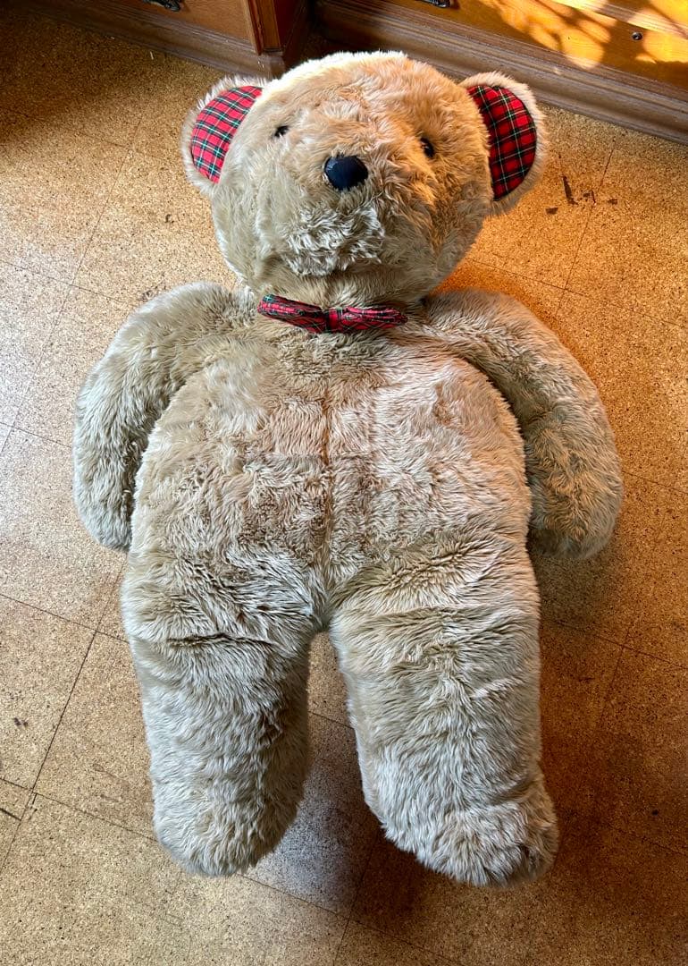 テディベア　特大ぬいぐるみ　クッション　抱き枕