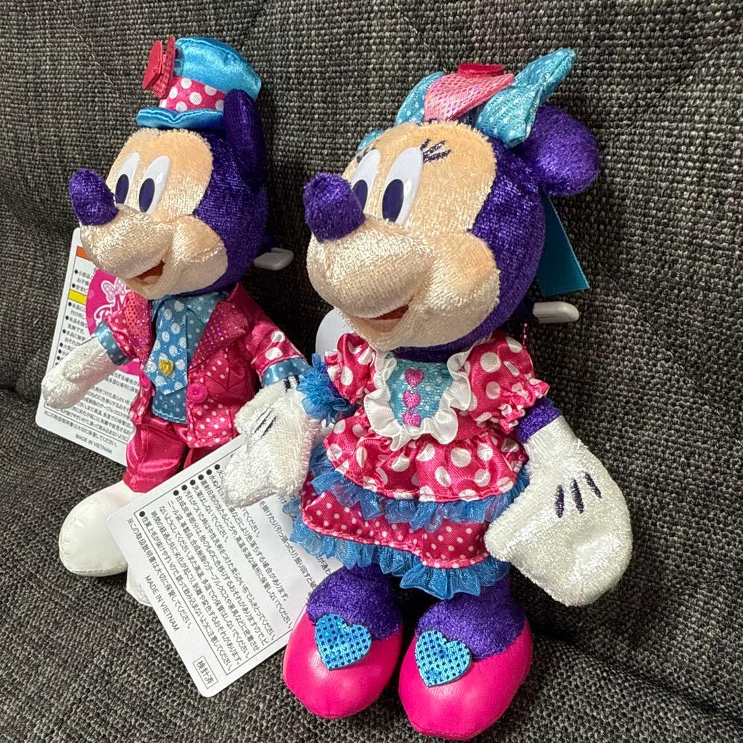 ディズニー　パルパルーザ　ミキミニぬいぐるみバッジ