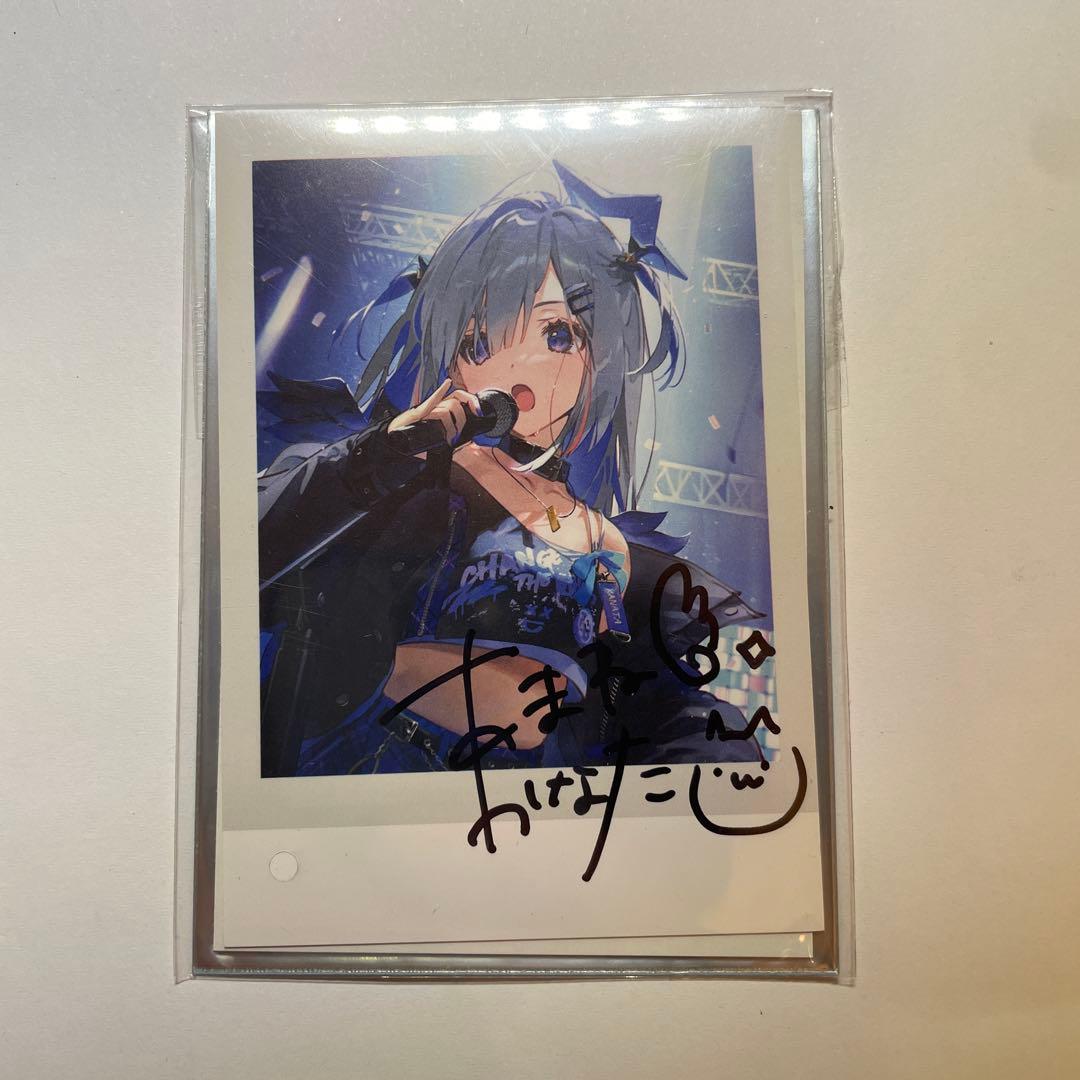 天音かなた 誕生日記念2023 特典 直筆サイン入り チェキ風ブロマイド