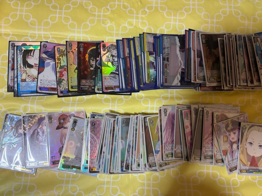 ヴァイスシュヴァルツ SR・RRR 等&サインカード約1500枚まとめ売り