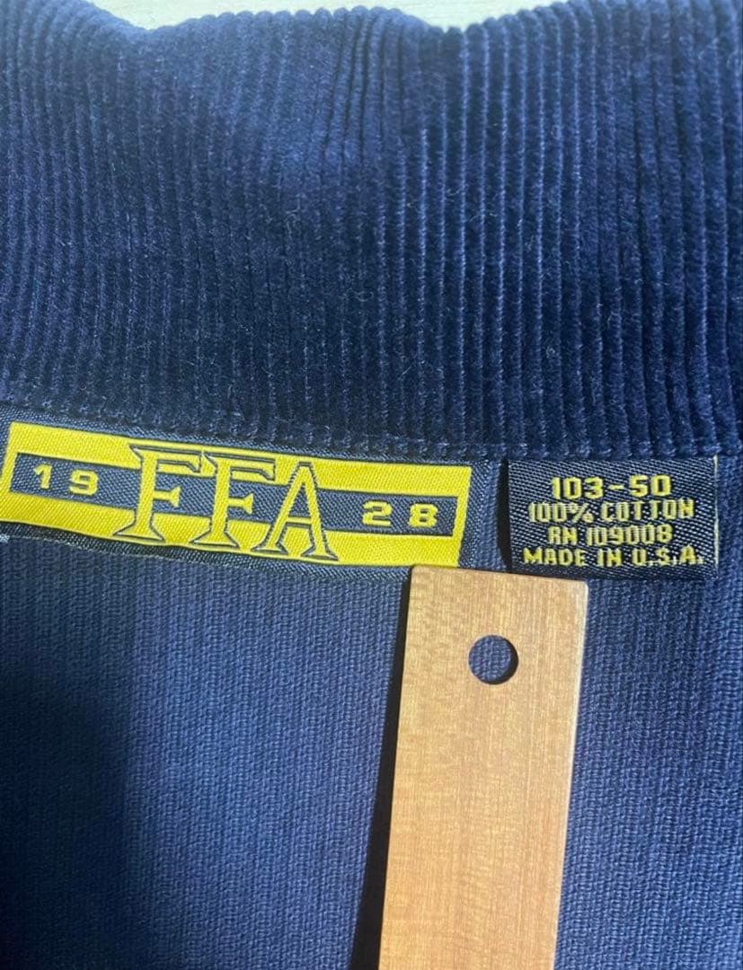 んおれ★極美品★本物✨90s ~ 超濃紺　FFA ジャケット