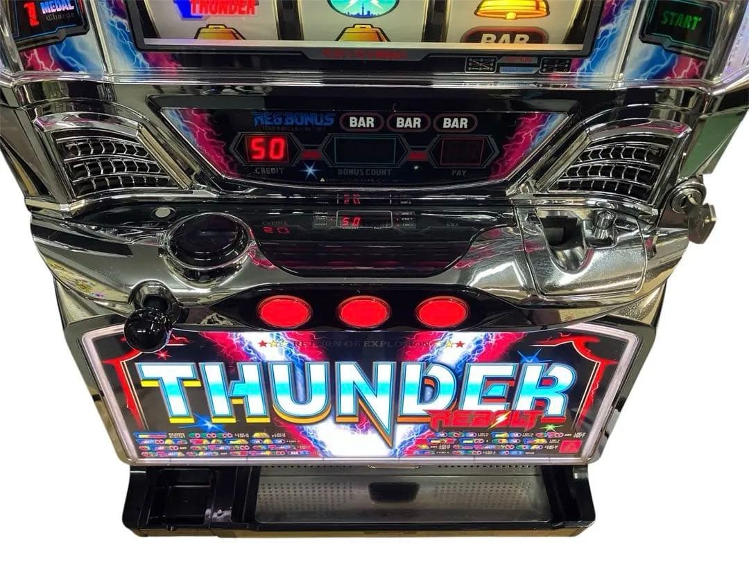 送料込】サンダーVリボルト パチスロ 実機 直接引取可