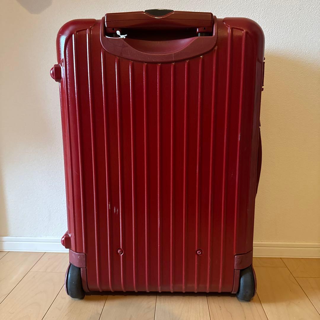 リモワ RIMOWA スーツケース 赤 TSAなし 2輪 廃盤品