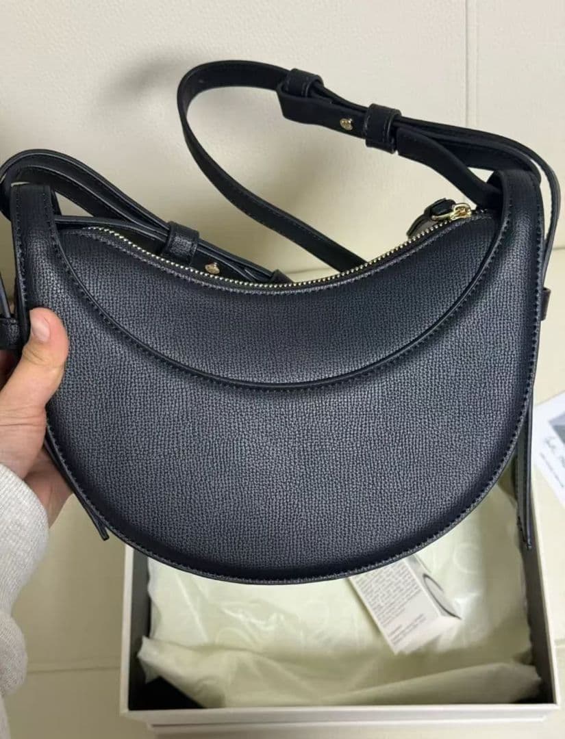 Polène Numéro Dix ブラック ショルダーバッグ