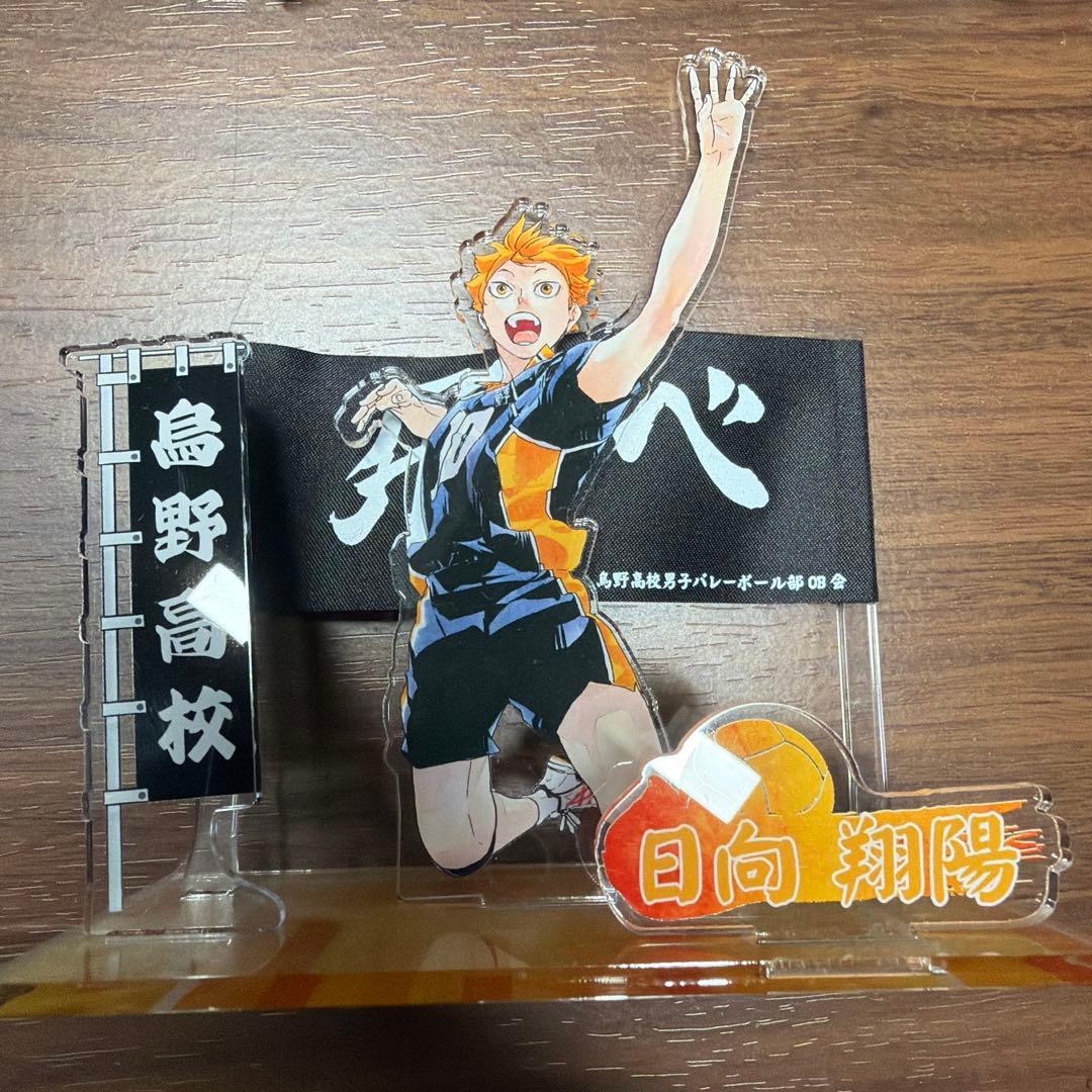 即決OK ハイキュー アクリルスタンド 横断幕 日向翔陽 - メルカリ
