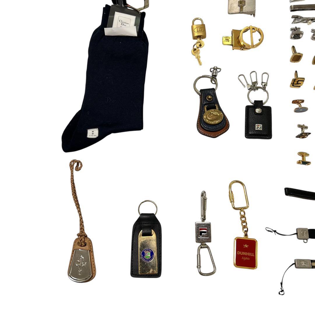 ☆まとめ☆メンズ　ファッション小物　カフス　タイピン　ベルト　靴下　セット　大量