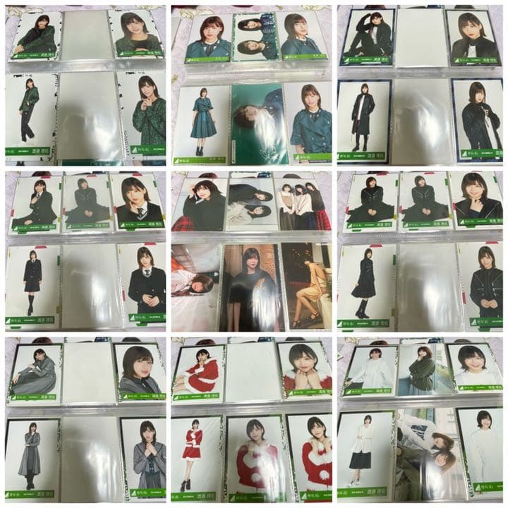 渡邉理佐 生写真 144枚+トレカ等 渡邉理佐 生写真 144枚+