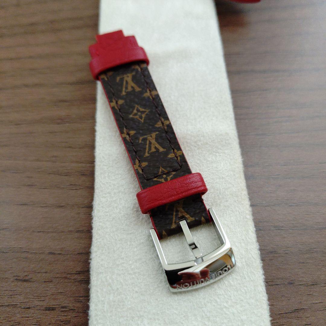 ルイヴィトン タンブールモノグラムベルト ワンタッチ尾錠付