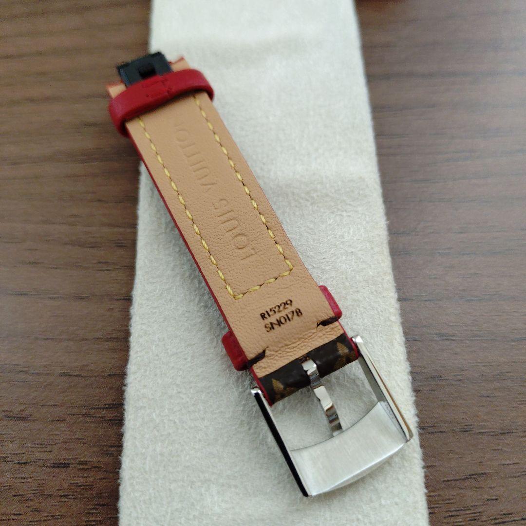 ルイヴィトン タンブールモノグラムベルト ワンタッチ尾錠付