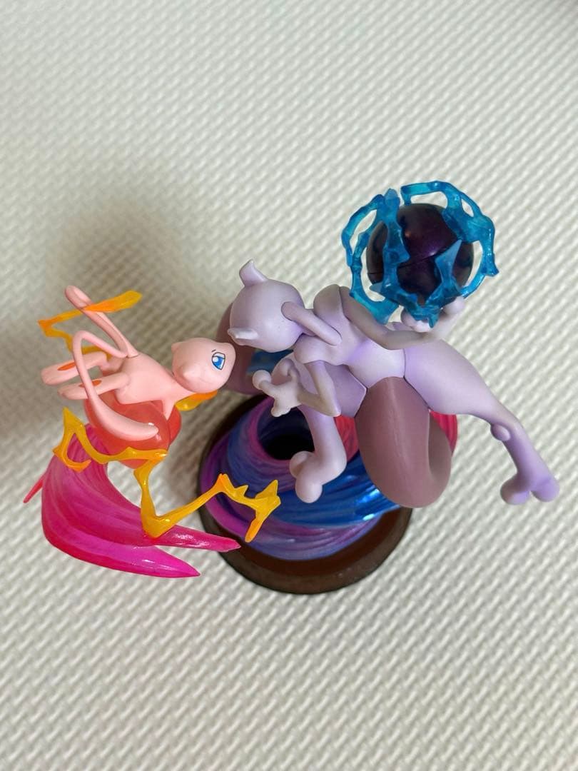 【美品】G.E.M.EXシリーズ ミュウ＆ミュウツー フィギュア　特典色紙付