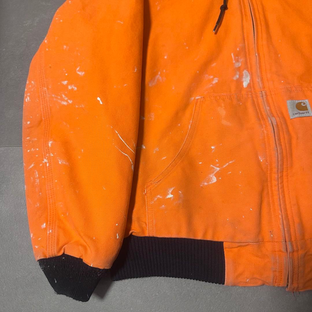 カーハート アクティブ オレンジ ジャケット ダック usa製 carhartt
