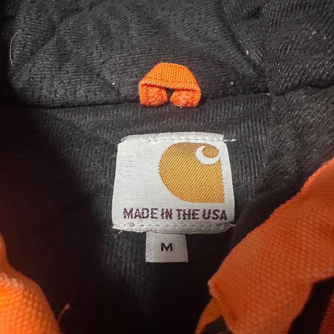 カーハート アクティブ オレンジ ジャケット ダック usa製 carhartt