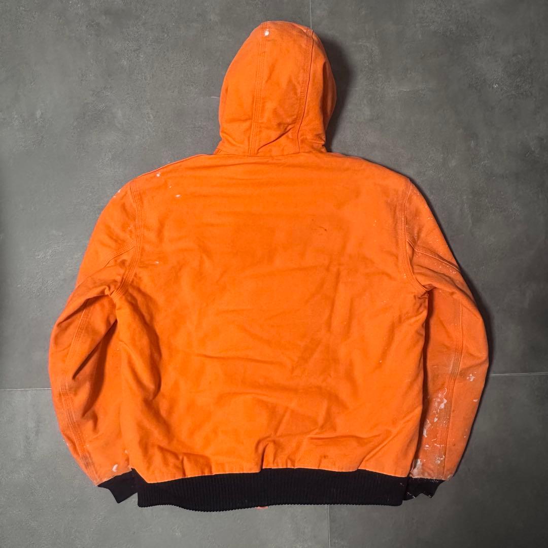 カーハート アクティブ オレンジ ジャケット ダック usa製 carhartt