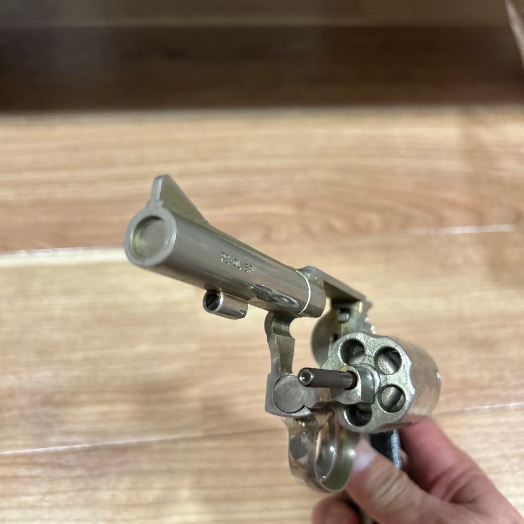 ロ*ー様 超希少WAリボルバー シルバー金属SMG モデルガン