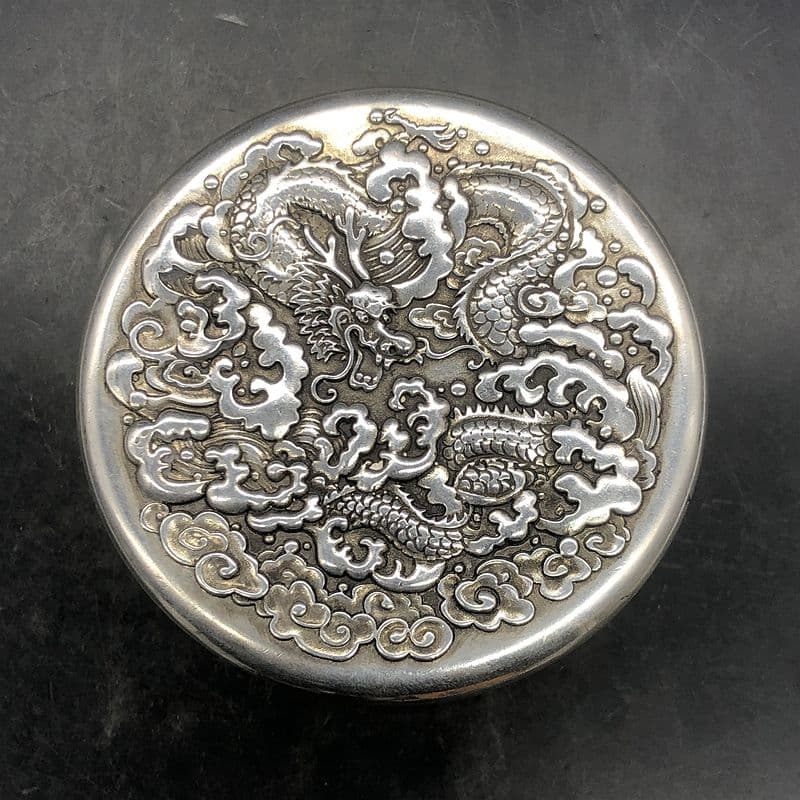 銅製 竜騰四海茶壺 雲龍茶壺 装飾品 工芸品 美術品 置物