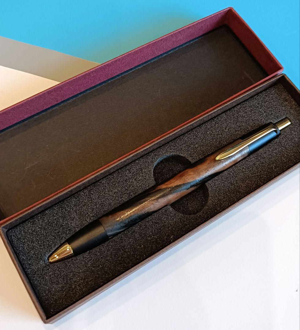 ボナンペン 黒柿 特上杢 シャープペンシル 0.5mm 野原工芸似