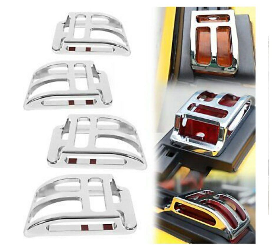 【送料無料】ハマー　H2 ルーフ　マーカー　 クロム　メッキ　4点セット