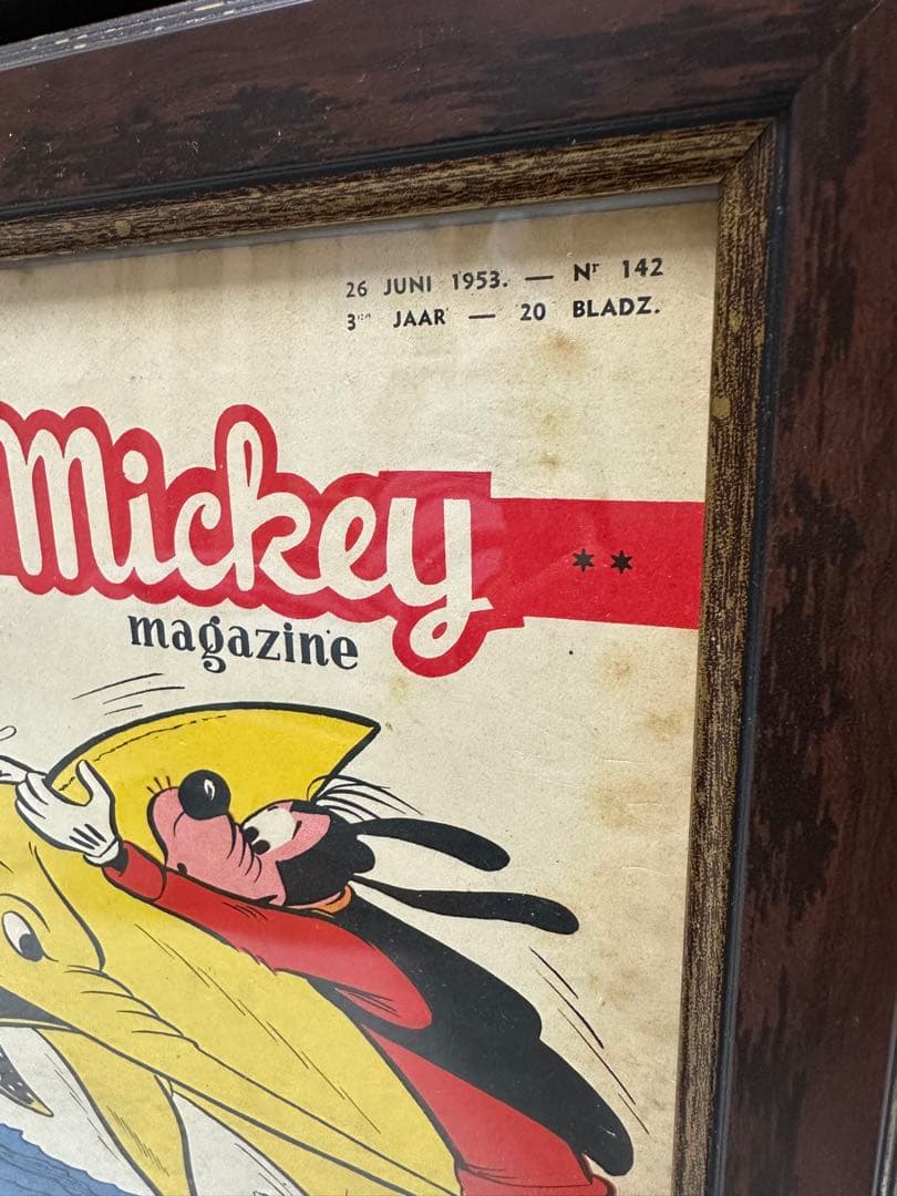 Mickey magazine 1953年　フランス　ガリ板刷り