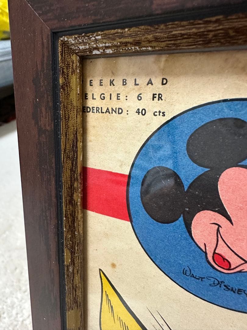 Mickey magazine 1953年　フランス　ガリ板刷り