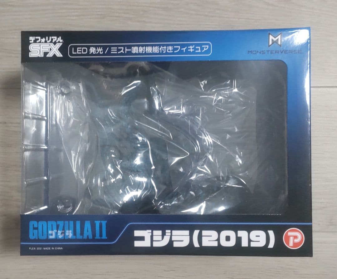 未開封品 デフォリアルSFX ゴジラ（2019） LED発光ミスト噴射 ○デフォ
