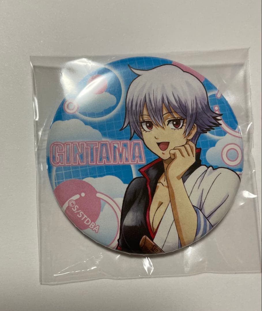 銀魂 坂田銀時 銀子 缶バッジ 性転換篇 女体化 レア 銀魂 坂田銀