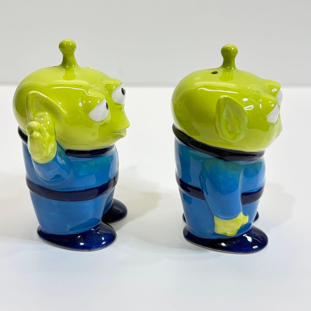【レア】トイ・ストーリー エイリアン ソルト&ペッパー入れ☆飾りにも最適　陶器製