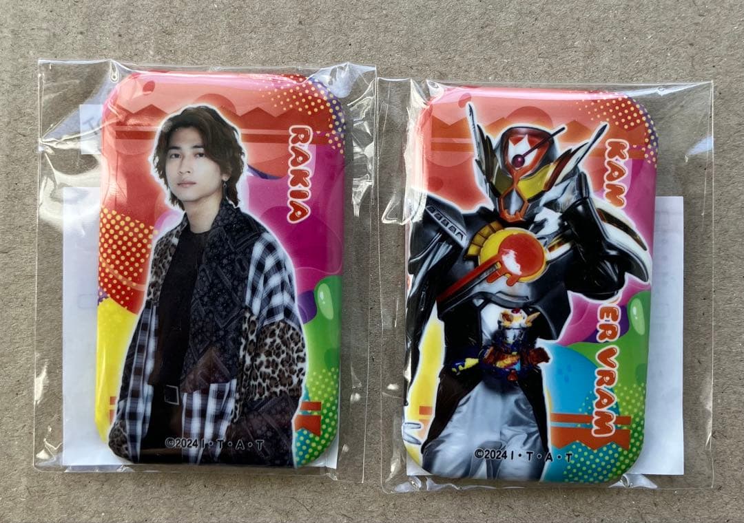 仮面ライダーガヴ TOSくじ B賞 角丸スクエア缶バッジ ラキア ヴラム