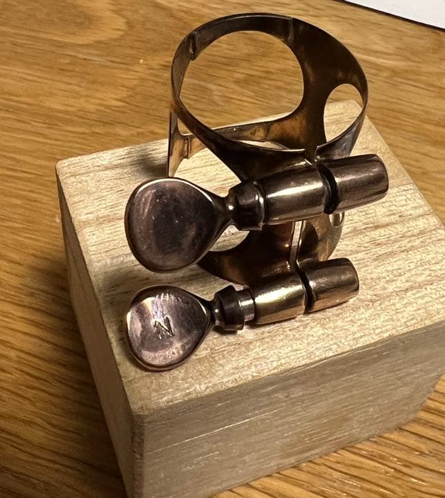 小売 アトリエモモ エスクラリネット用リガチャー 洋白横PGP