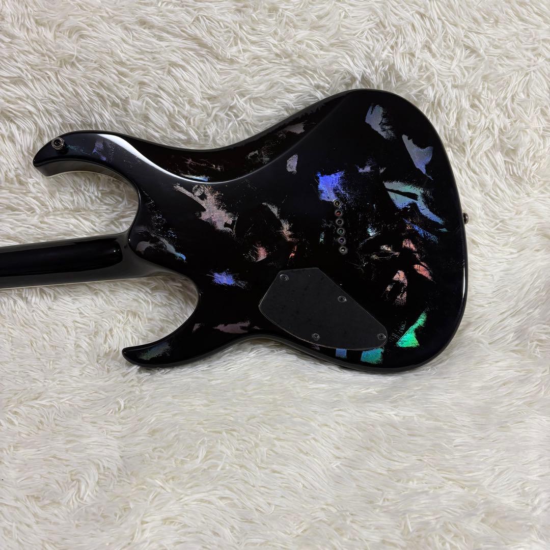 エレキギター　SPEAR Gladius ホログラム　パープル系