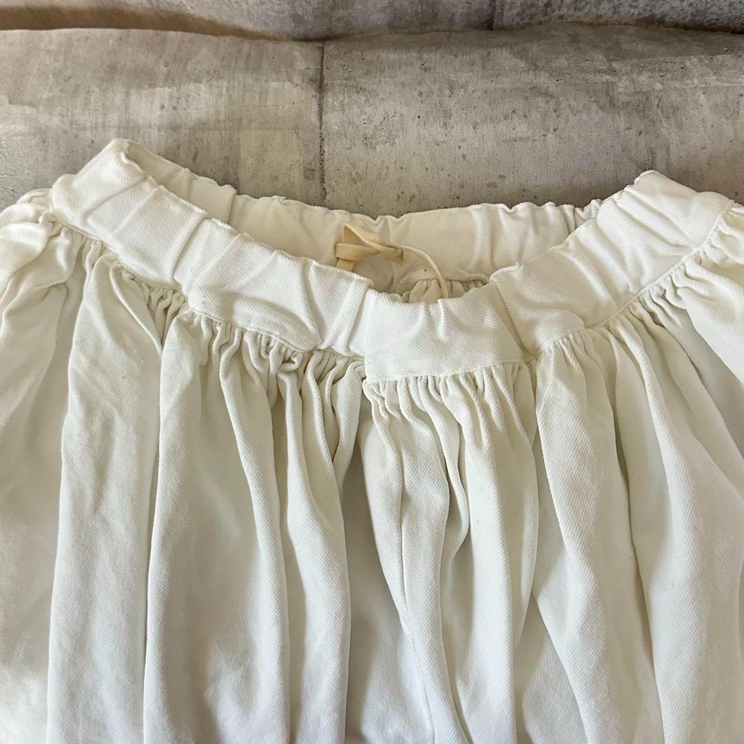 XS COMME des GARCONS かぼちゃパンツ バルーンパンツ 白