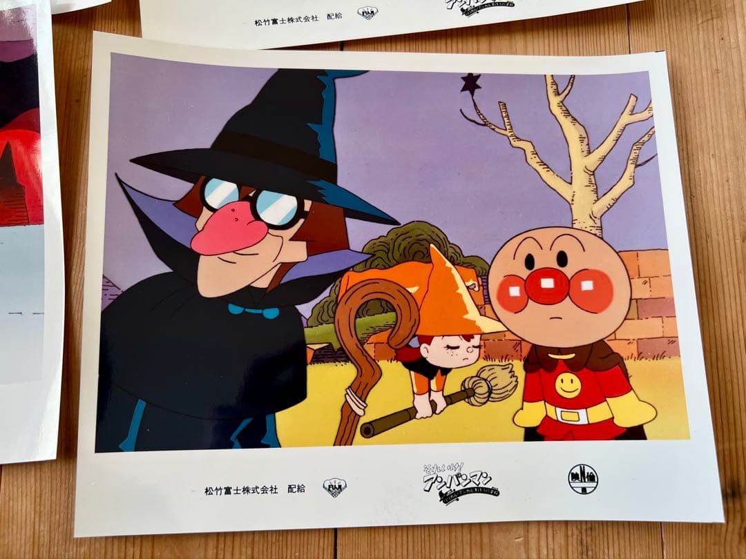 当時物 アンパンマン 大判スチール6枚セット 1994年 - メルカリ