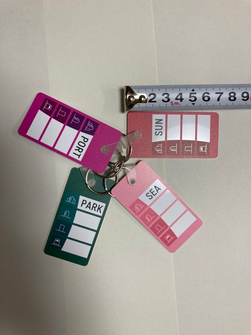 東京オリンピック　選手村で使用されたキーホルダー　4個セット