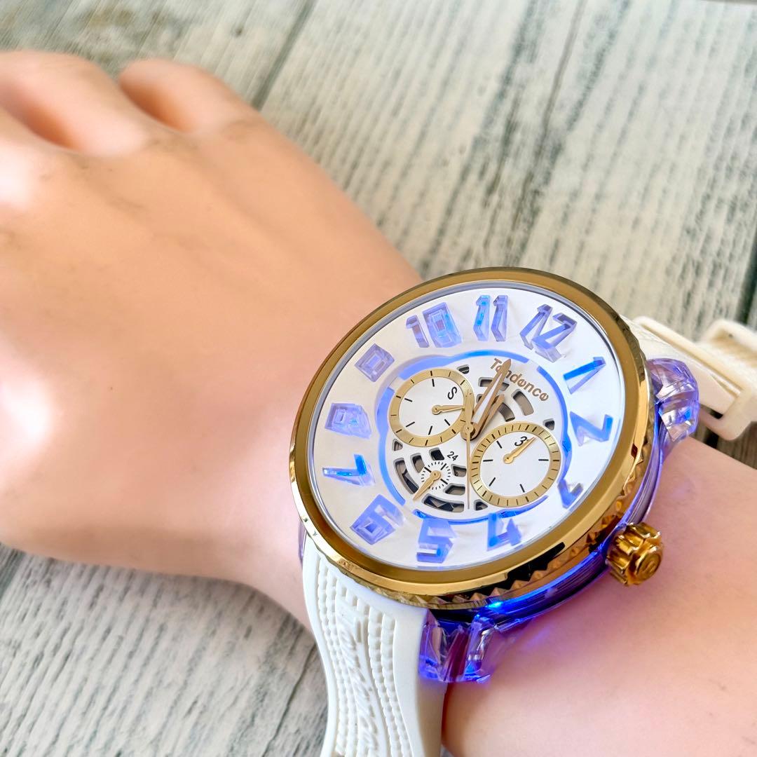 【.希少】Tendence テンデンス 腕時計 FLASH フラッシュ ゴールド