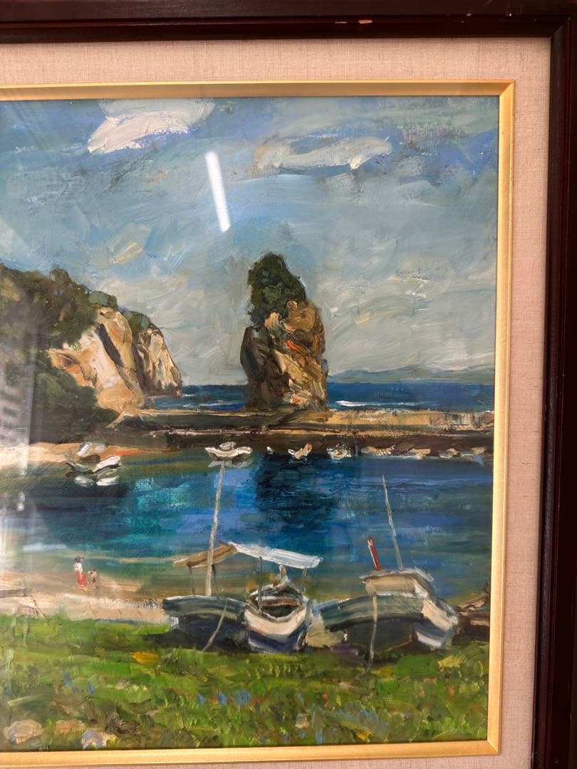 絵画 増田常徳 蒲戸崎にて