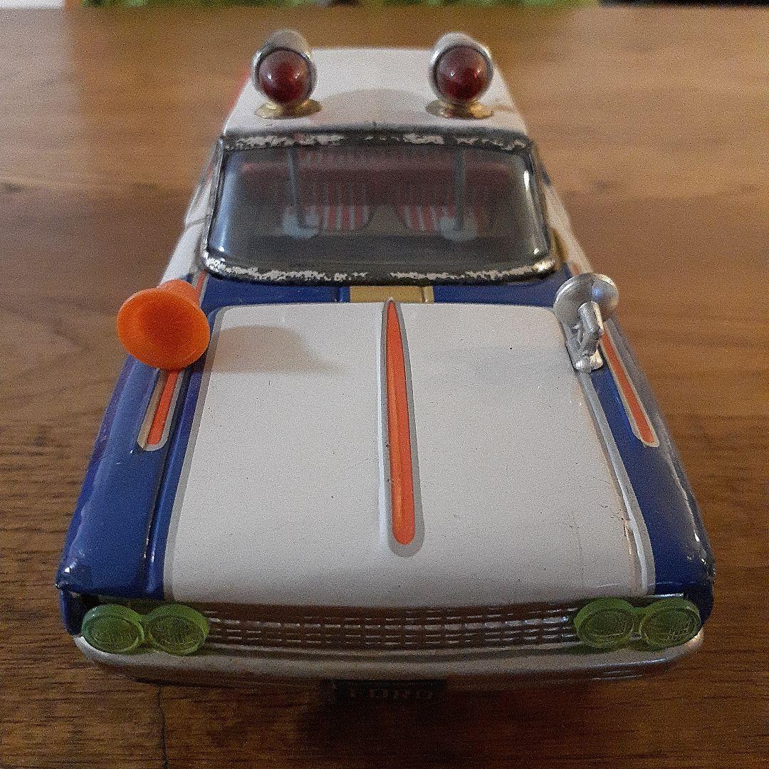 イチコー『FORD パトカー』ブリキのおもちゃ 箱付き 日本製 !!