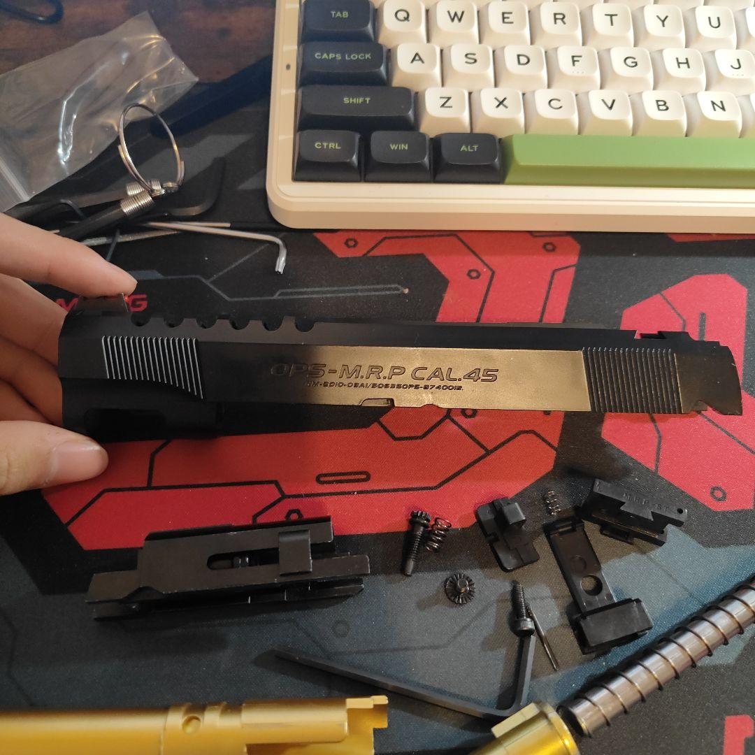 ハイキャパエアソフトガン スライドアセンブリセド